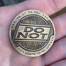 Load image into Gallery viewer, ThereIsNoTry Decision Coin - Hand-Finished
